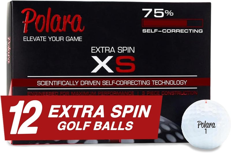 Polara Ultimate Straight XS Self-Correcting Golf Balls - 12 Pack - Image 1